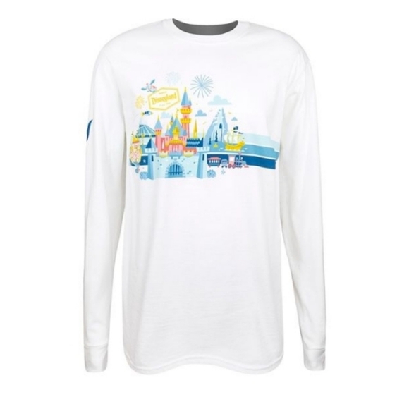 {Disney Parks} Men's Magic Kingdom White Long Sleeve T-Shirt - Size XL - Picture 10 of 10